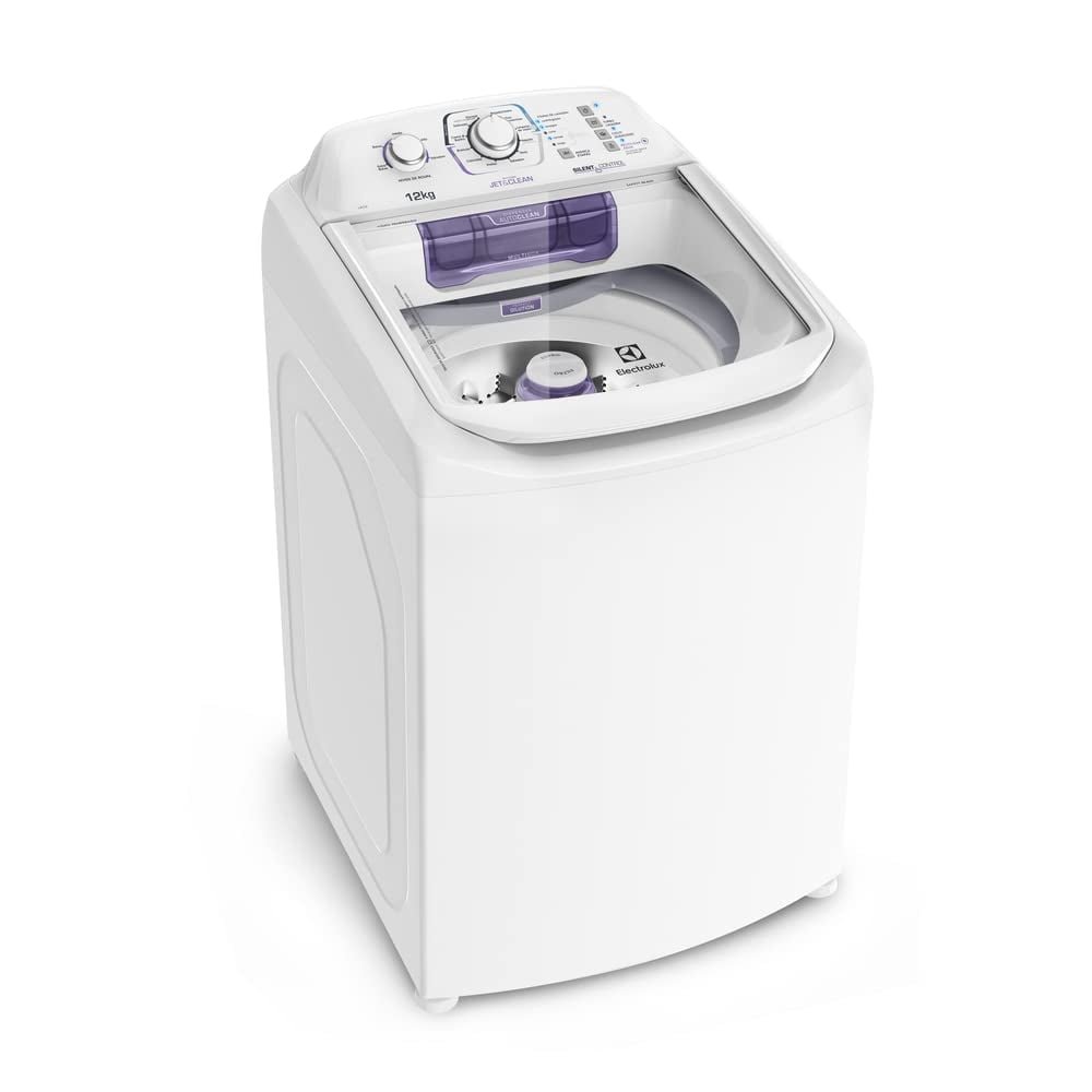 Lavadora Compacta Electrolux LAC12 com Dispenser Autolimpante e Cesto Inox Branco
