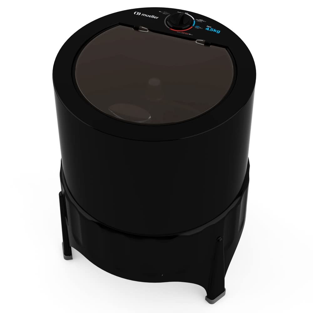 Tanquinho Semiautomático Mueller Plus 4.5kg Branco ou Preto 110V ou 220V