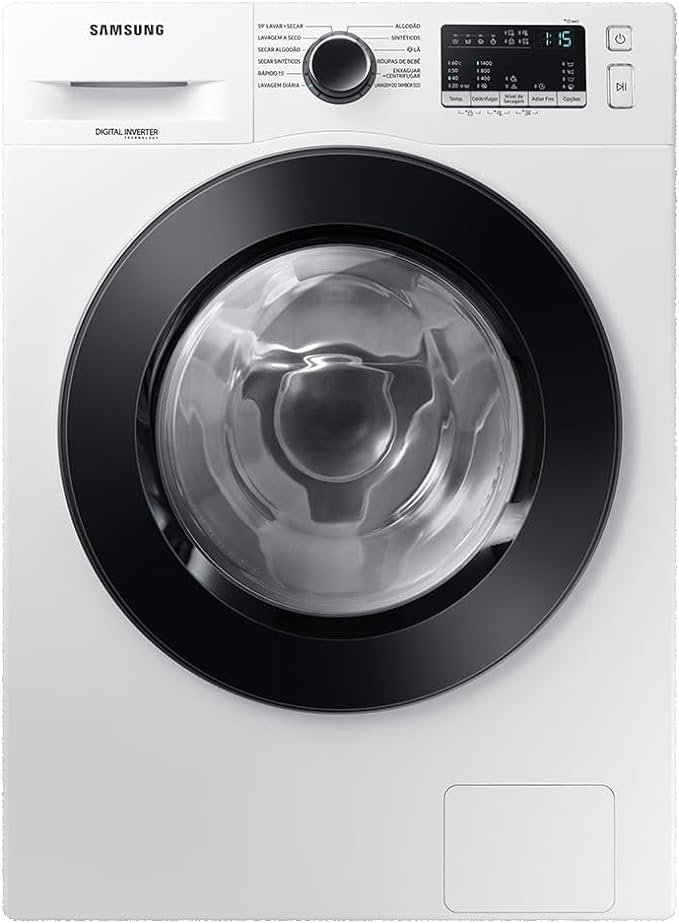Lava E Seca Samsung WD11M com Digital Inverter Branca ou Inox 11kg