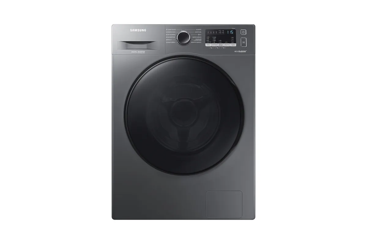 Lava e Seca Samsung WD11A4453BX com Ecobubble Inox  ou Branca 11kg 110V ou 220V