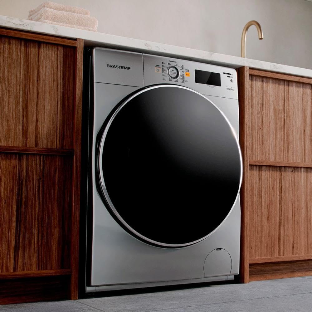 Lava e Seca Brastemp 10Kg Inox BNQ10AS