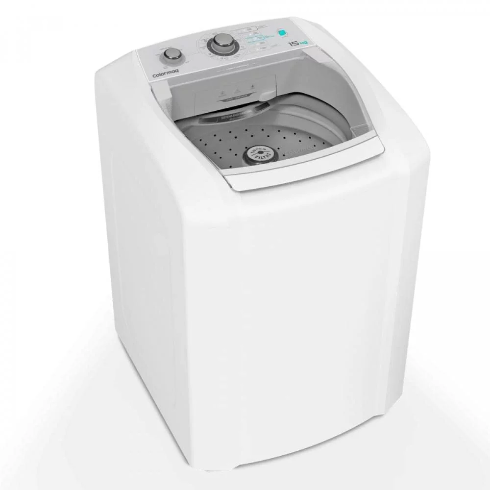 Lavadora de Roupas Automática Colormaq 15kg LCA15 Turbo Lavagem Branca 3