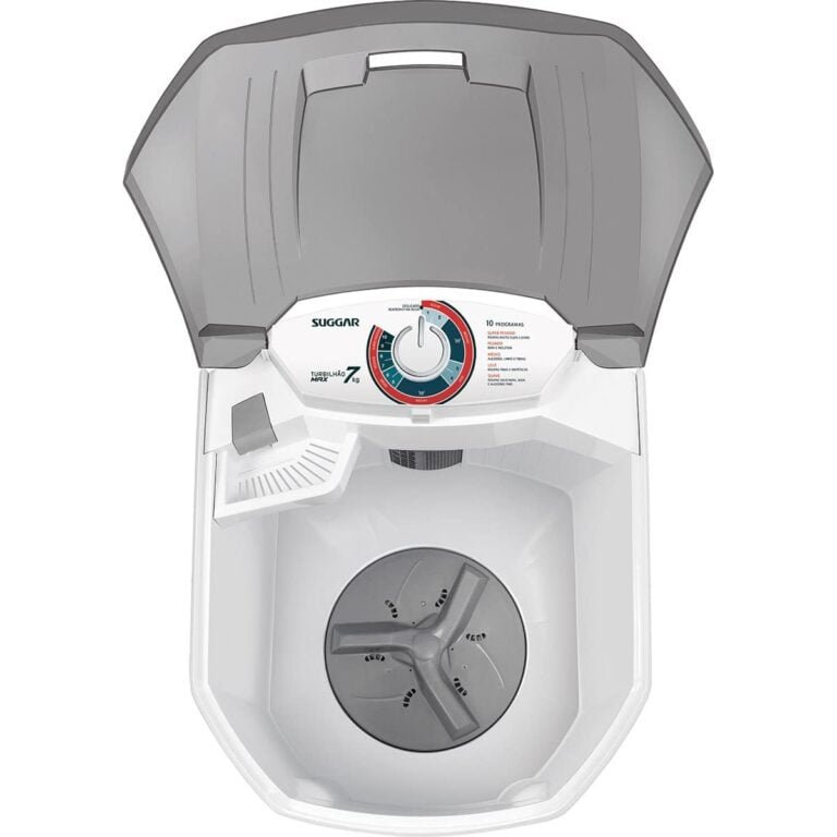 Suggar Lavadora de roupas LV7021BR Turbilhão Max 7kg 127V Branca (4)