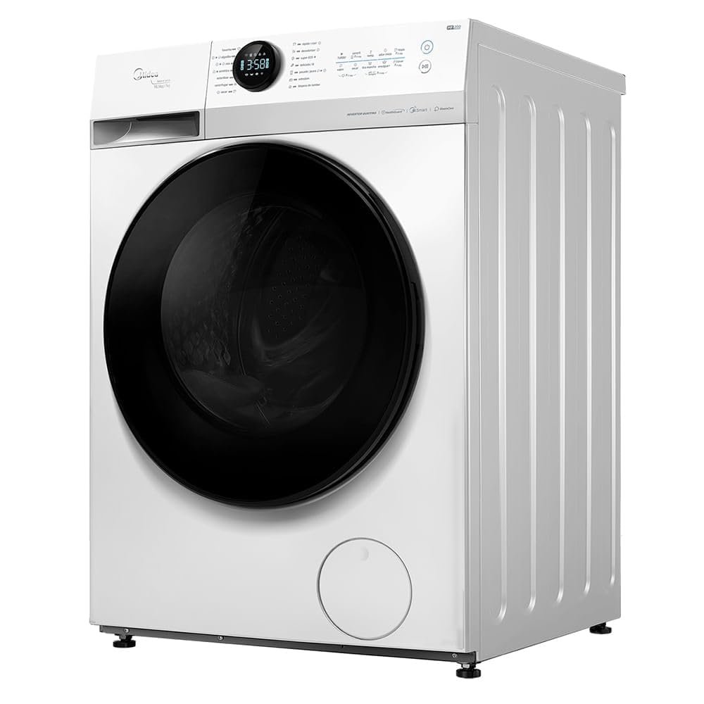 Lava e Seca 10,5kg Midea HealthGuard Branca Conectada MF200D105WB