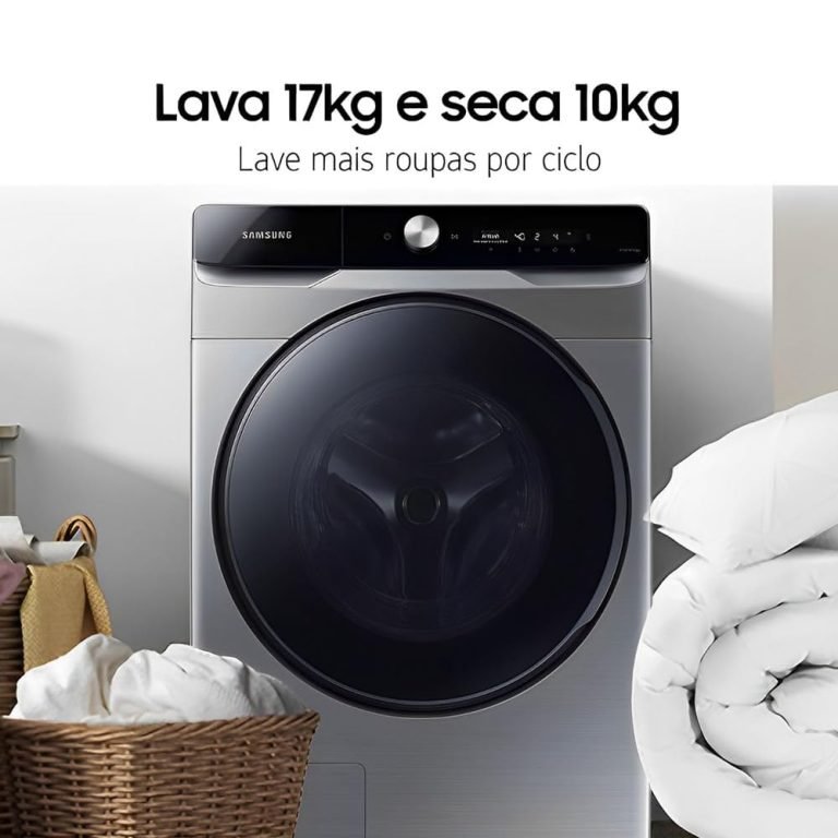 Lava e Seca Samsung WD17T Smart (Wi-Fi) WD17T6300GW Inox (4)