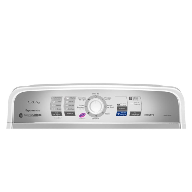 Máquina De Lavar Exclusiva Panasonic 13kg Branca NA-F130B1W 110V ou 220V (6)