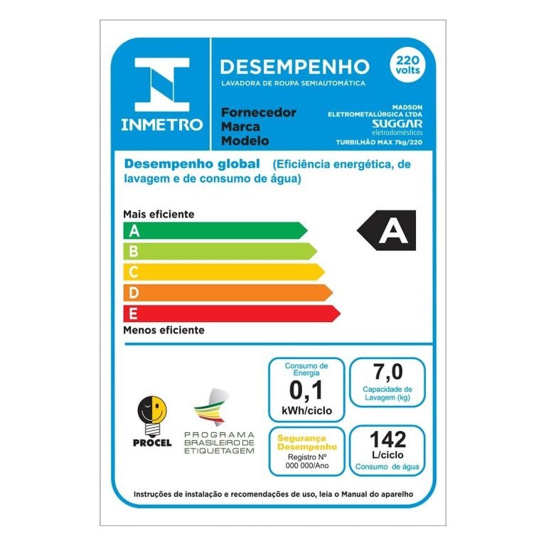 Suggar Tanquinho Turbilhão Max 7kg 110V Branco LV7021BR (5)